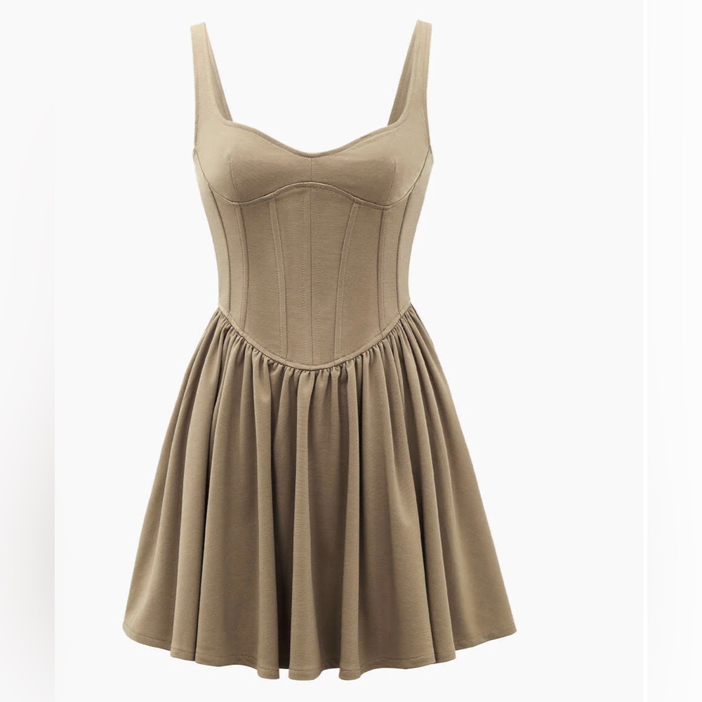 Corset Mini Dress 🤎